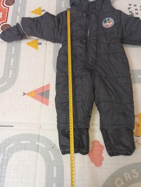 Zimný tmavosedy overal v.74, baby club,74
