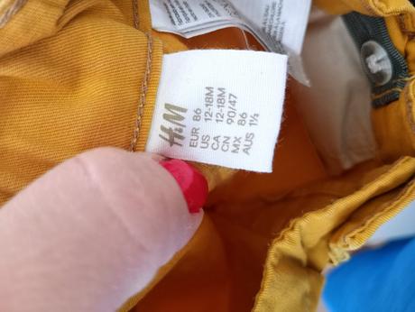 Nohavice h&m 86, h&m,86
