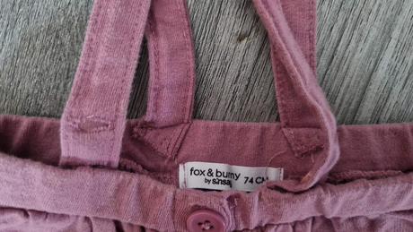 Suknička na traky 6-9m, fox & bunny,74