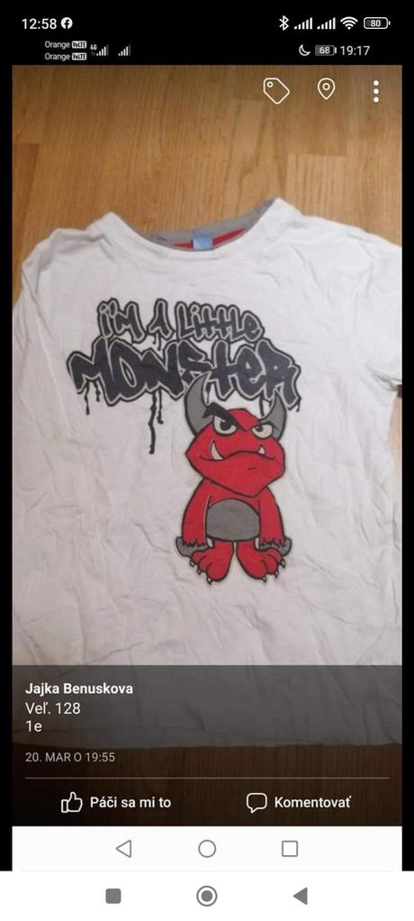 Tričko, 128