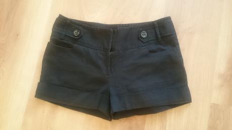 Čierne šortky, new look,38