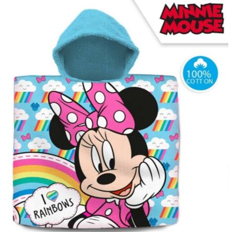 Bavlnené pončo 60/120cm minnie mouse, 