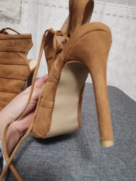 Hnedé sandále, 38