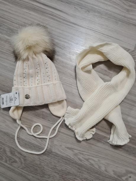 Dievčenská čiapka + šál, 50