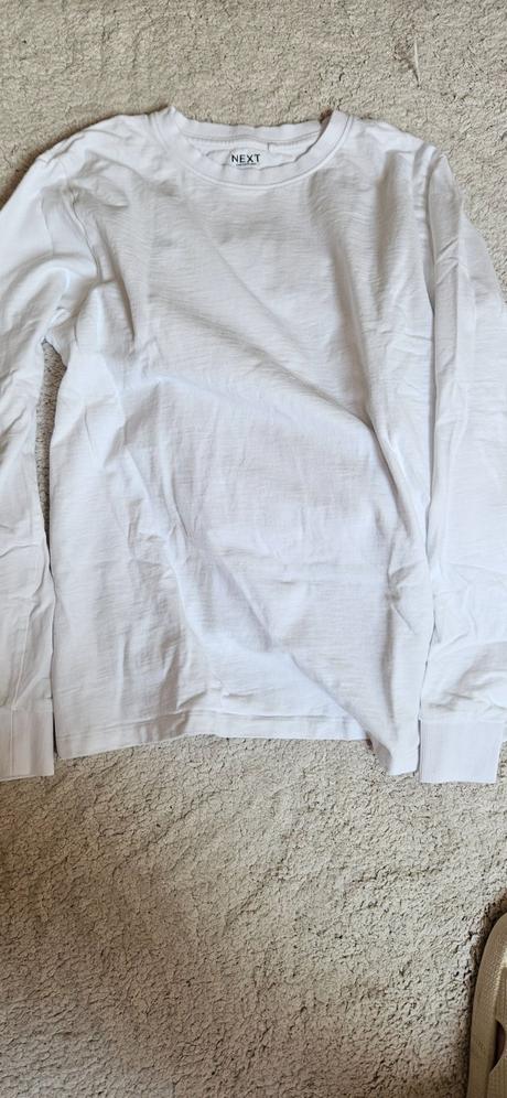 3 tričká dlhý  rukáv, next,164