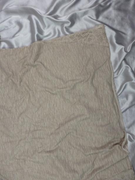 Kvalitné čipkované tričko, xl