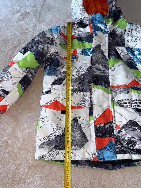 Oteplovačky + bunda 128, reserved,128