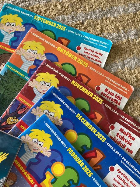 Časopis fifík 5ks plus maľovanka z fifíka 2025/26, 