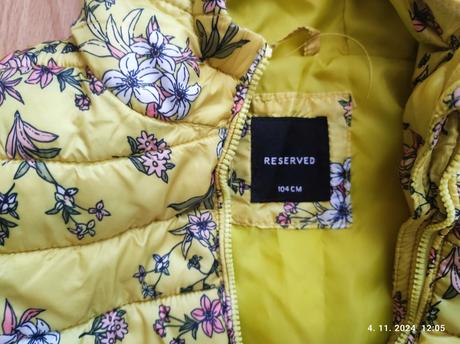 Prechodná bunda pre dievčatko 104, reserved,104