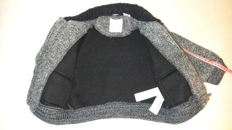 Kabát 80 zara knit frajersky, zara,80