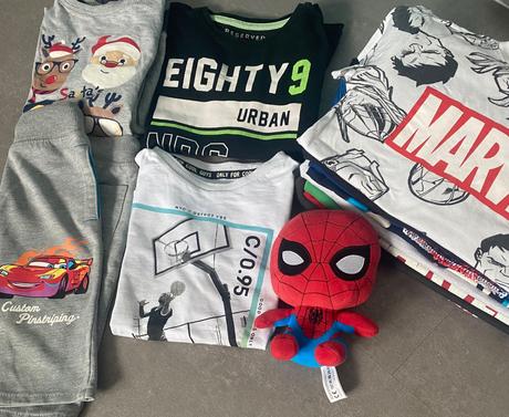 Chlapčenské mikiny a tričká veľ. 122, 122