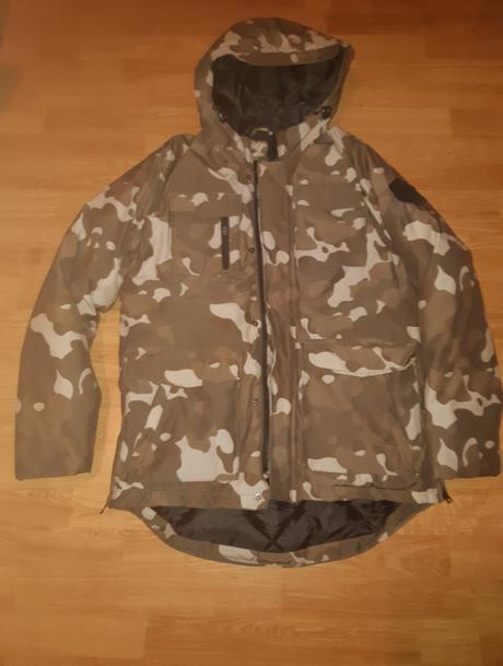 Zimná maskáčová bunda, new yorker,s