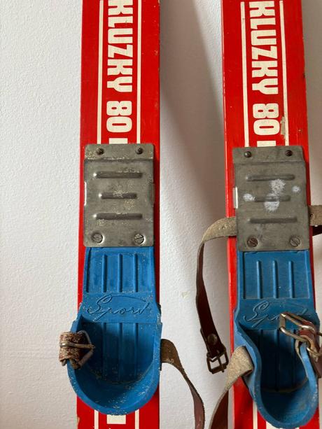 Detské retro lyže kluzky artis, 