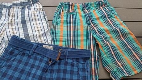 3 ks krátke nohavice veľ 140, 140–152