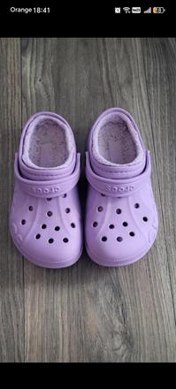 Jemne vyteplene crocsy 30-31, 30