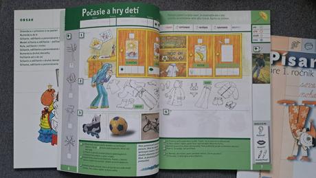 1. ročník pracovné zošity,