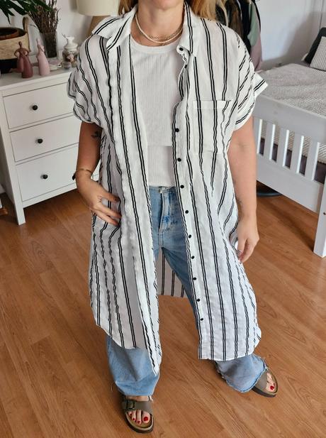 Maxi košeľa, šaty, l