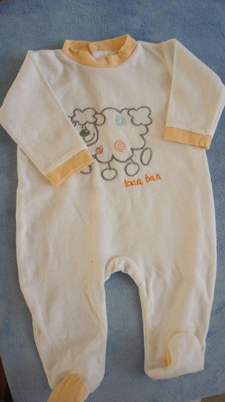 Zamatový overal ovečka, 74