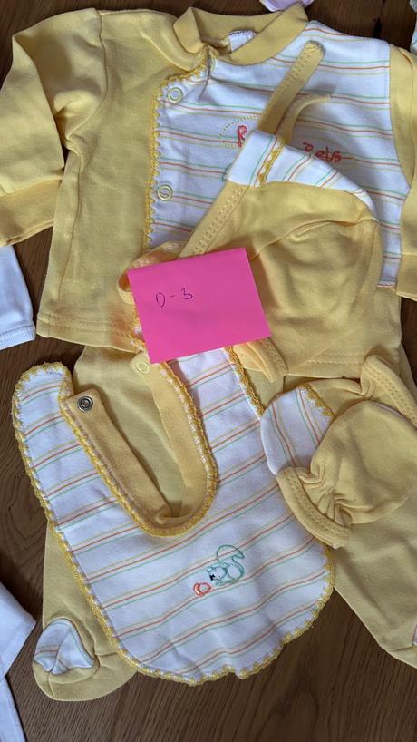 Balík oblecenia 0-3 mesiace, 50–62