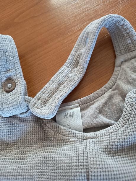 Overal/nohavice na traky 6-9 mesiacov - 74, hm, h&m,74