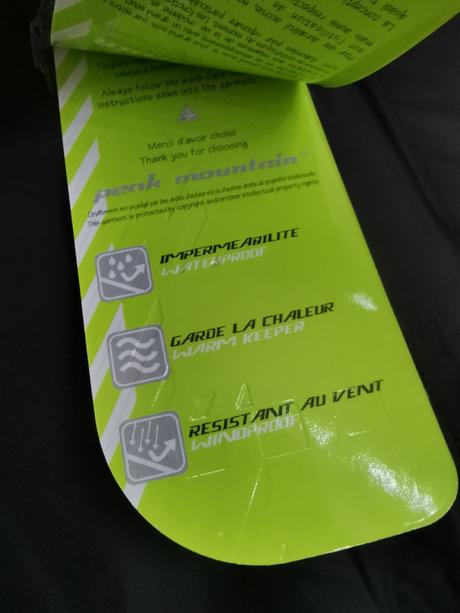 Snowboard nohavice, oteplovaky peak mountain, 98 / 104