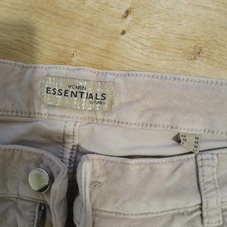 Bavlnené zamatové elastické rifle/nohavice, tchibo,48