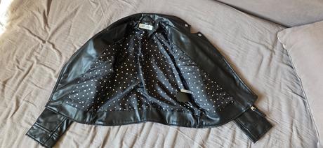 Koženková bunda, h&m,128