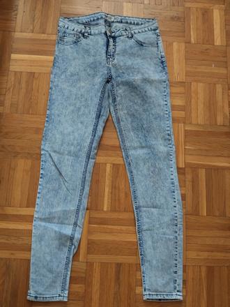 Elastické kvalitné skinny m/l vel. 30, fishbone,30