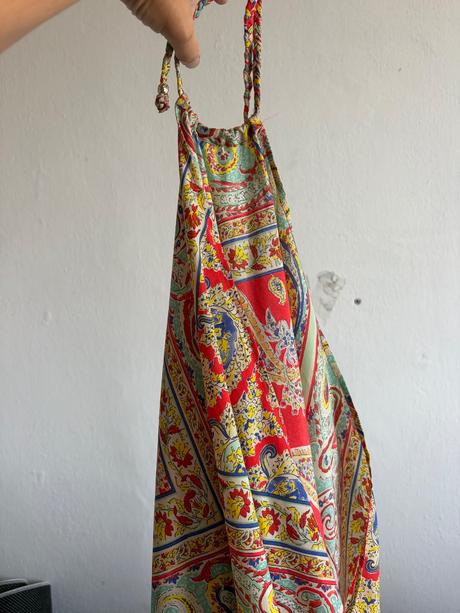 Zara pestre maxisaty dlhe s otvorenym chrbatom upl, zara,m