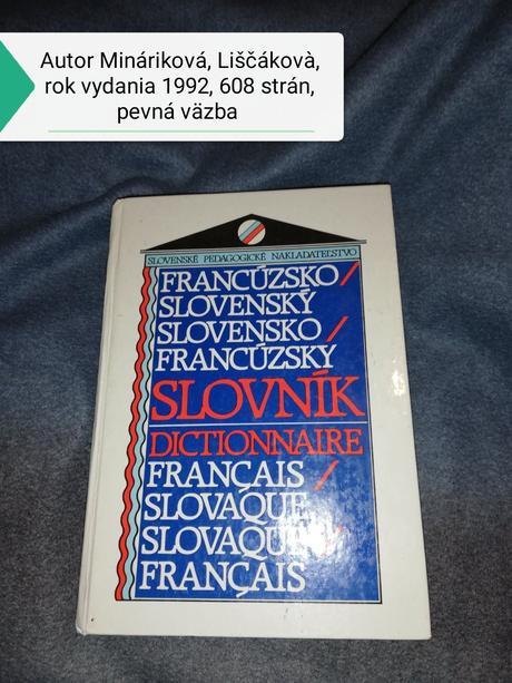 Francúzsko- slovenský slovník, 