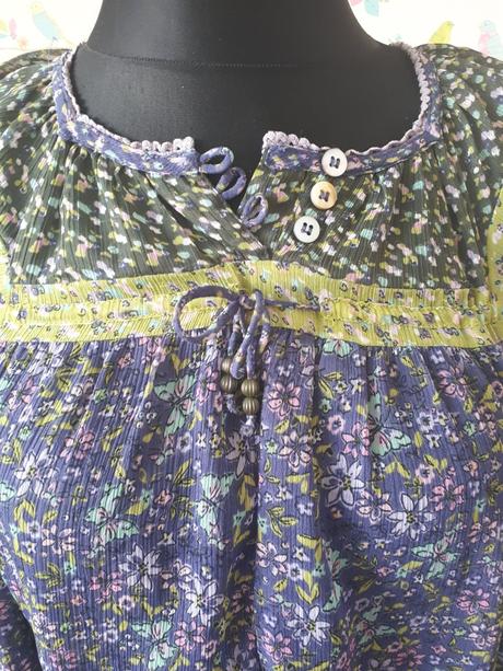 Farebná voľná blúzka, next,140