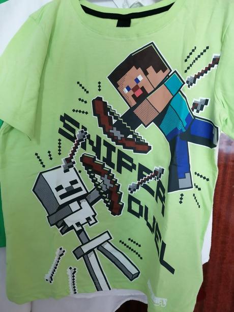 Tričko minecraft 134/140, 140