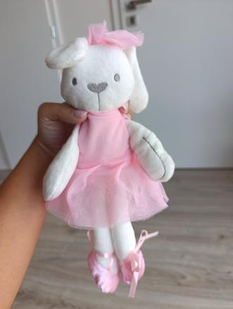 Plyšová hračka zajko baletka, 