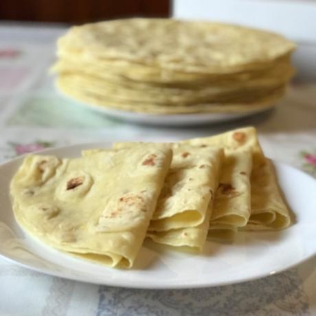 Čerstvé domáce zemiakové lokše,