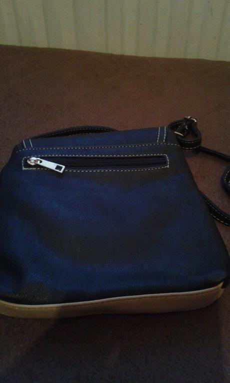 Cierno-kremova damska kabelka,