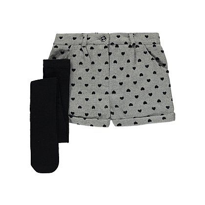 Dievčenské šortky s pančuškami, george,86 - 116