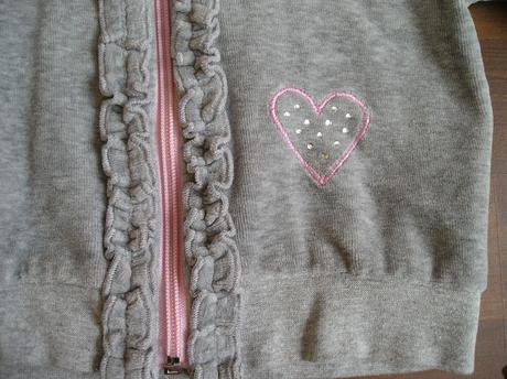 Šedá velúrová mikina, herma,80