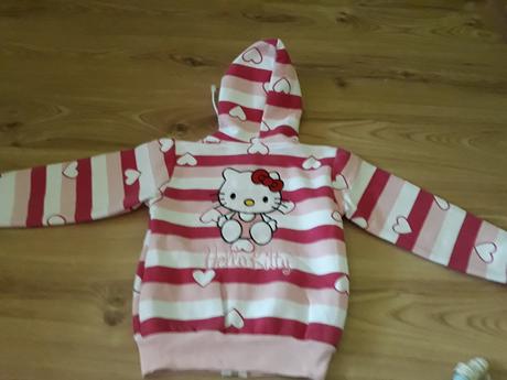 Mikina hellou kitty 122/128, 122