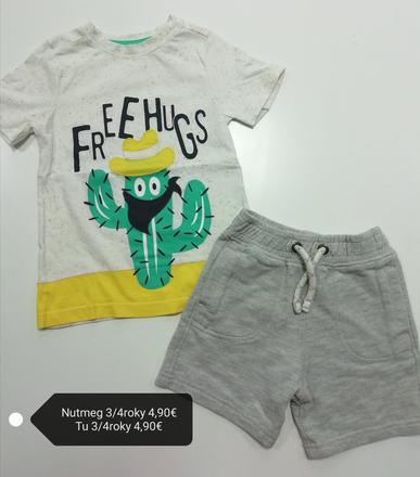 Tričko s kaktusom, nutmeg,104