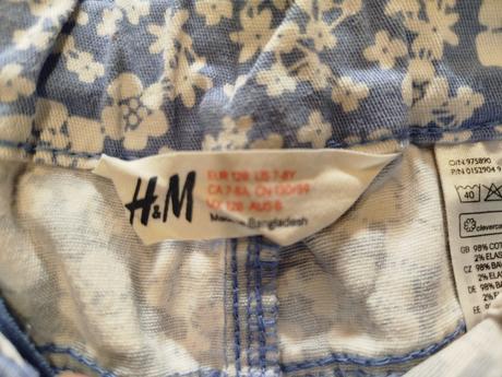 Kraťasy, h&m,128