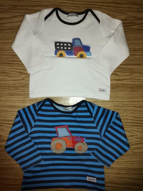 Chlapčenské tričká s dlhým rukávom 2ks, ladybird,86