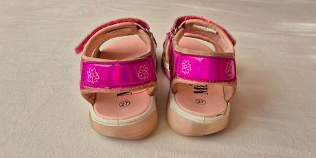 Dievčenské svietiace sandále minnie 27, 27