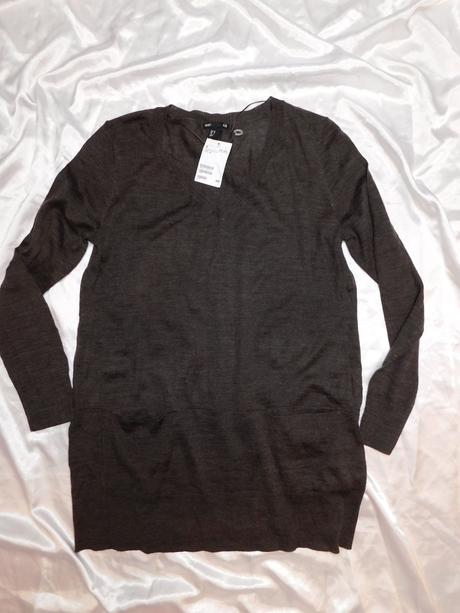 Predlzeny pulover/saty, h&m,38