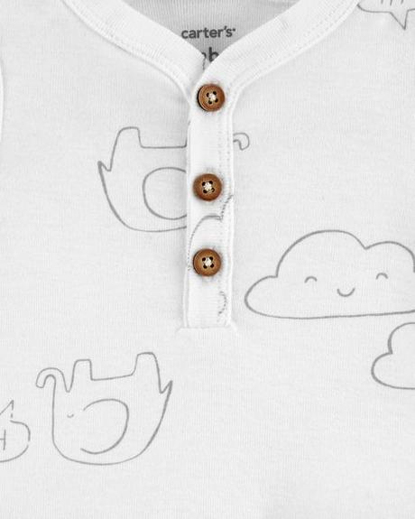 2 pack kojenecké spacie šaty carter's usa, carter's,<50 / 50 / 56