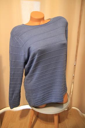 Modrý sveter z viskózy, l, l