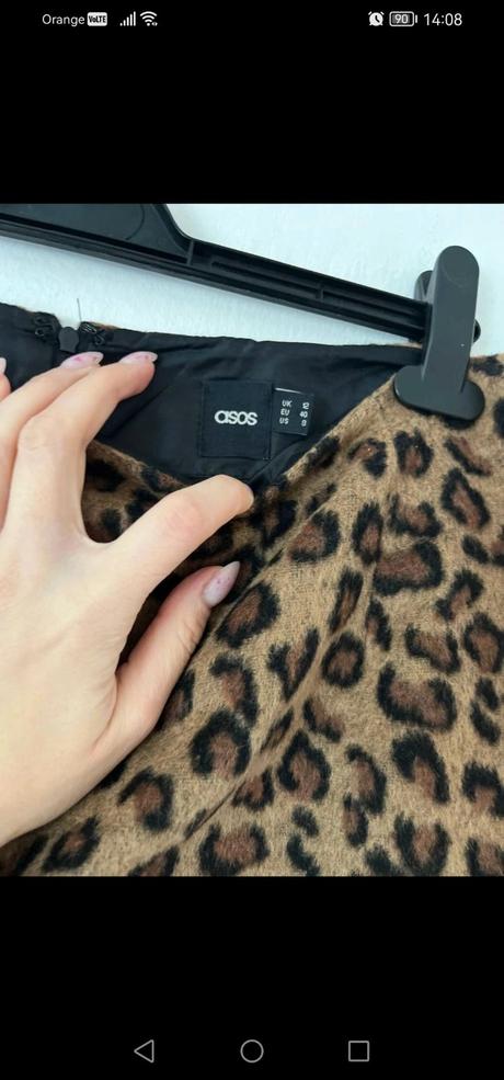 Leopardia sukňa-asos, 40