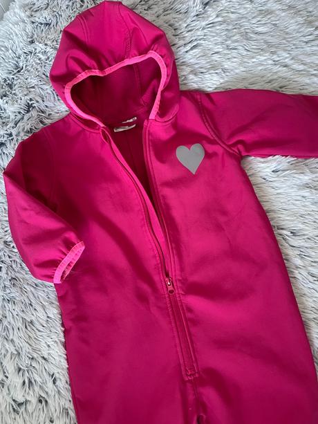 Prechodný flesom futrovany overalik kombinéza, 98