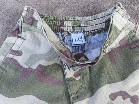 Letné maskáčové nohavice a tričko h&m, tu,68