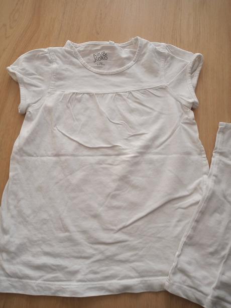 Biele tričká pre dievčatko, f&f,116