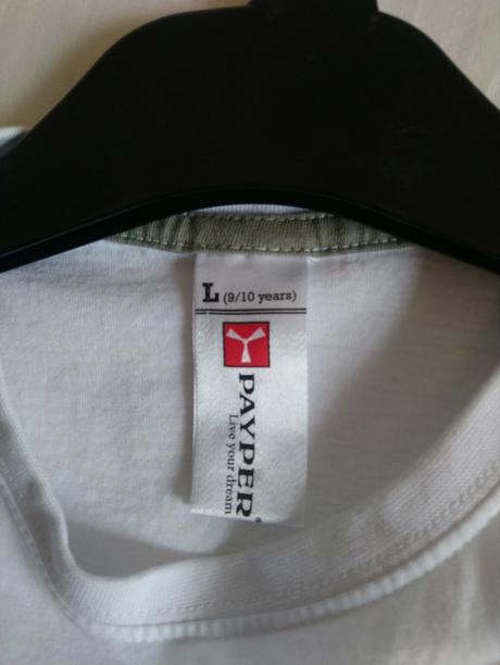 Biele tričko s motívom, payper, 134-140 cm, 140